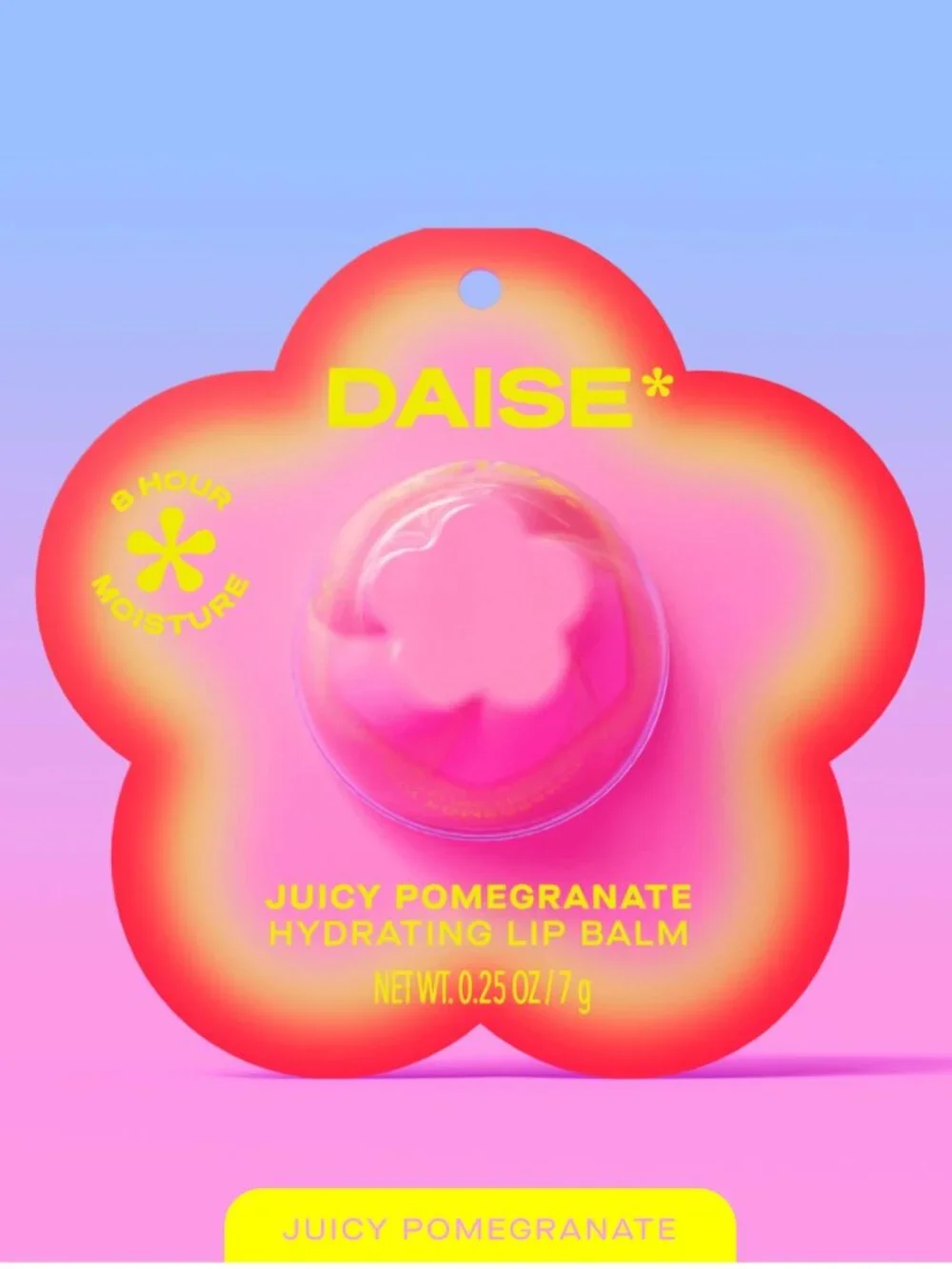 TWO Daise Juicy Pomegranate Hydrating Lip Balm 2 Pack 0.25 oz Each NWT